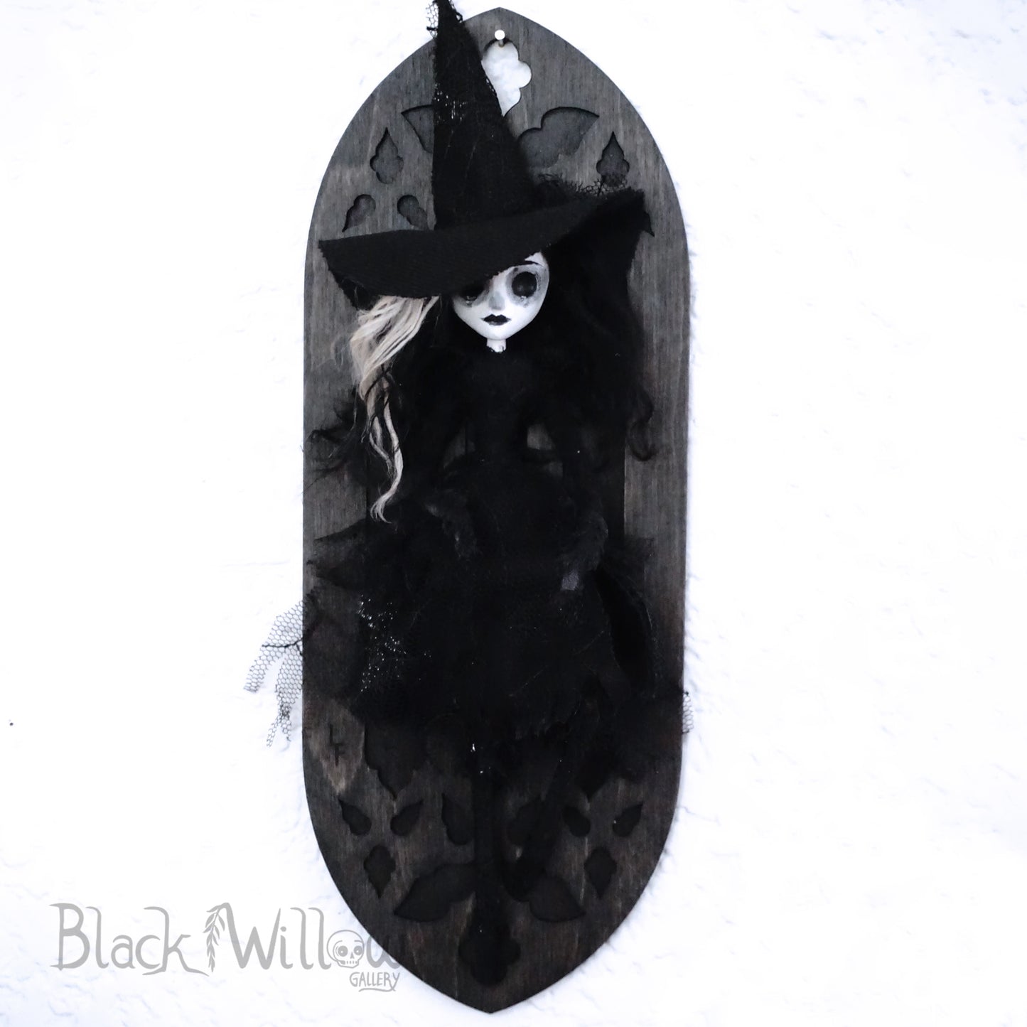 Fatima Floating Witch Art Doll Wall Display