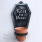 Rest in Peace Mini Coffin Planter