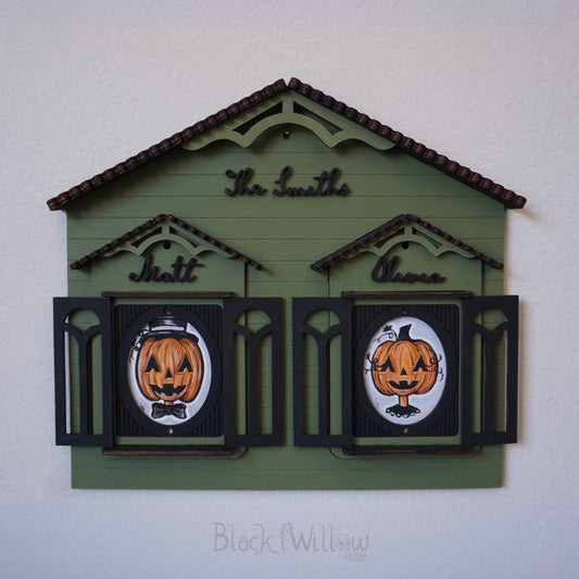 Custom Pumpkin Portrait: Personalize Your Whimsical Pumpkin House
