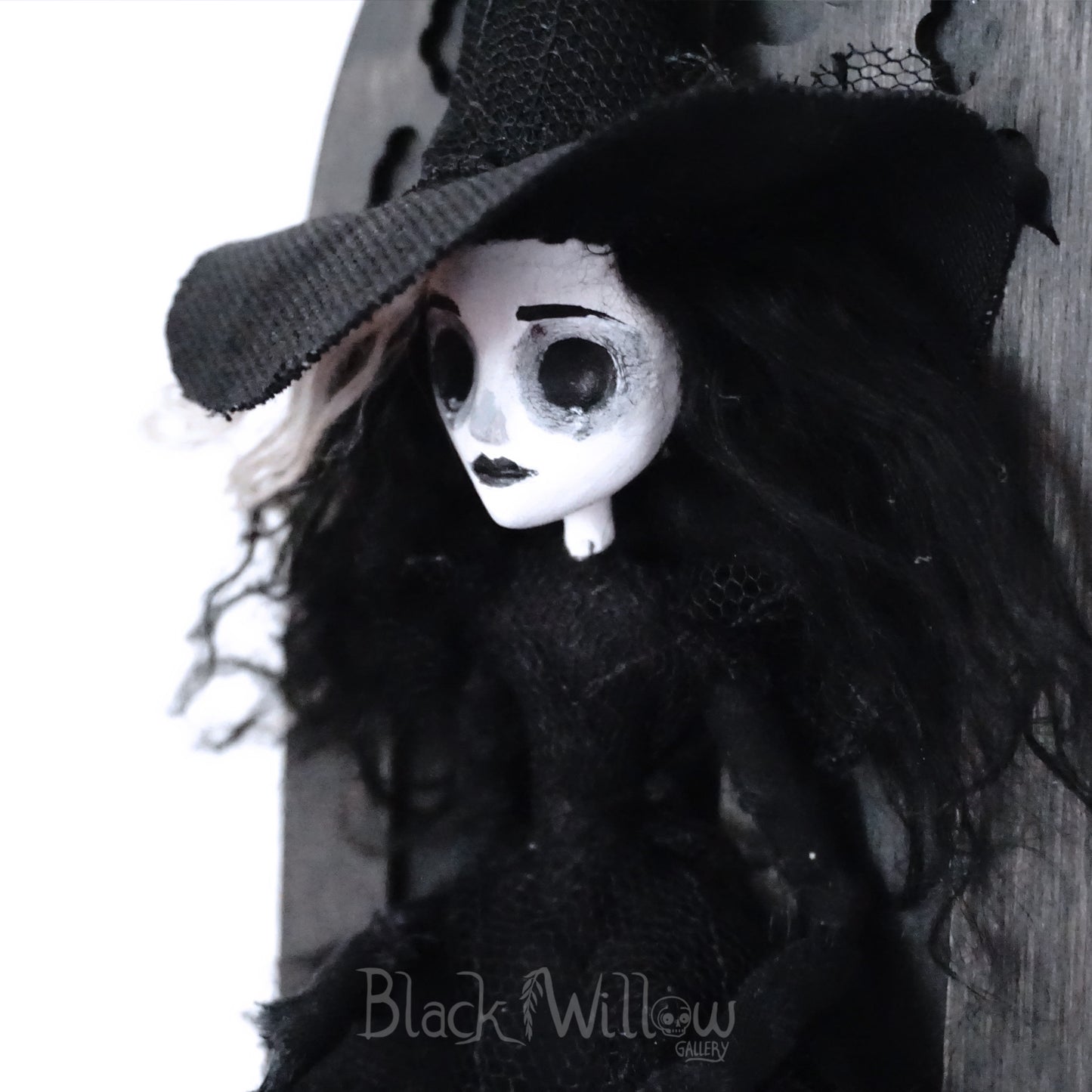Fatima Floating Witch Art Doll Wall Display