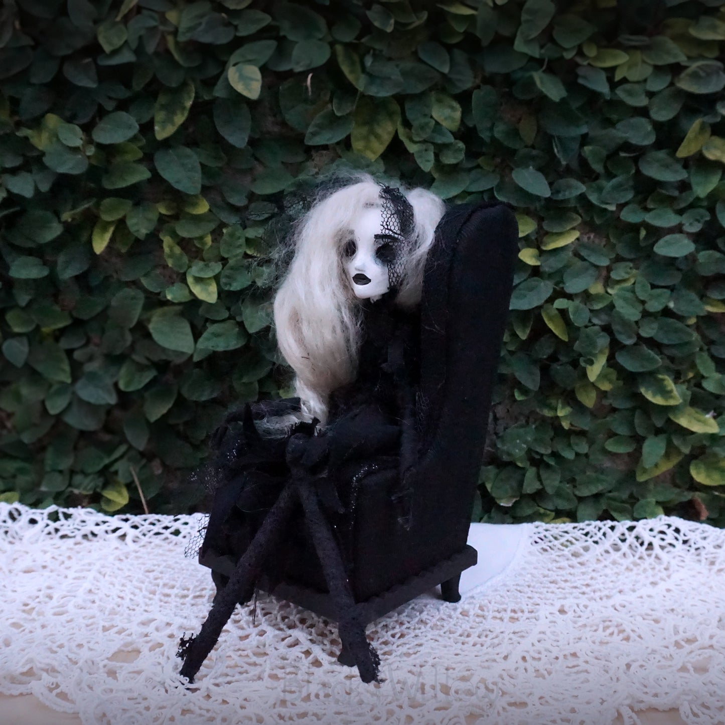 Sitting Art Doll