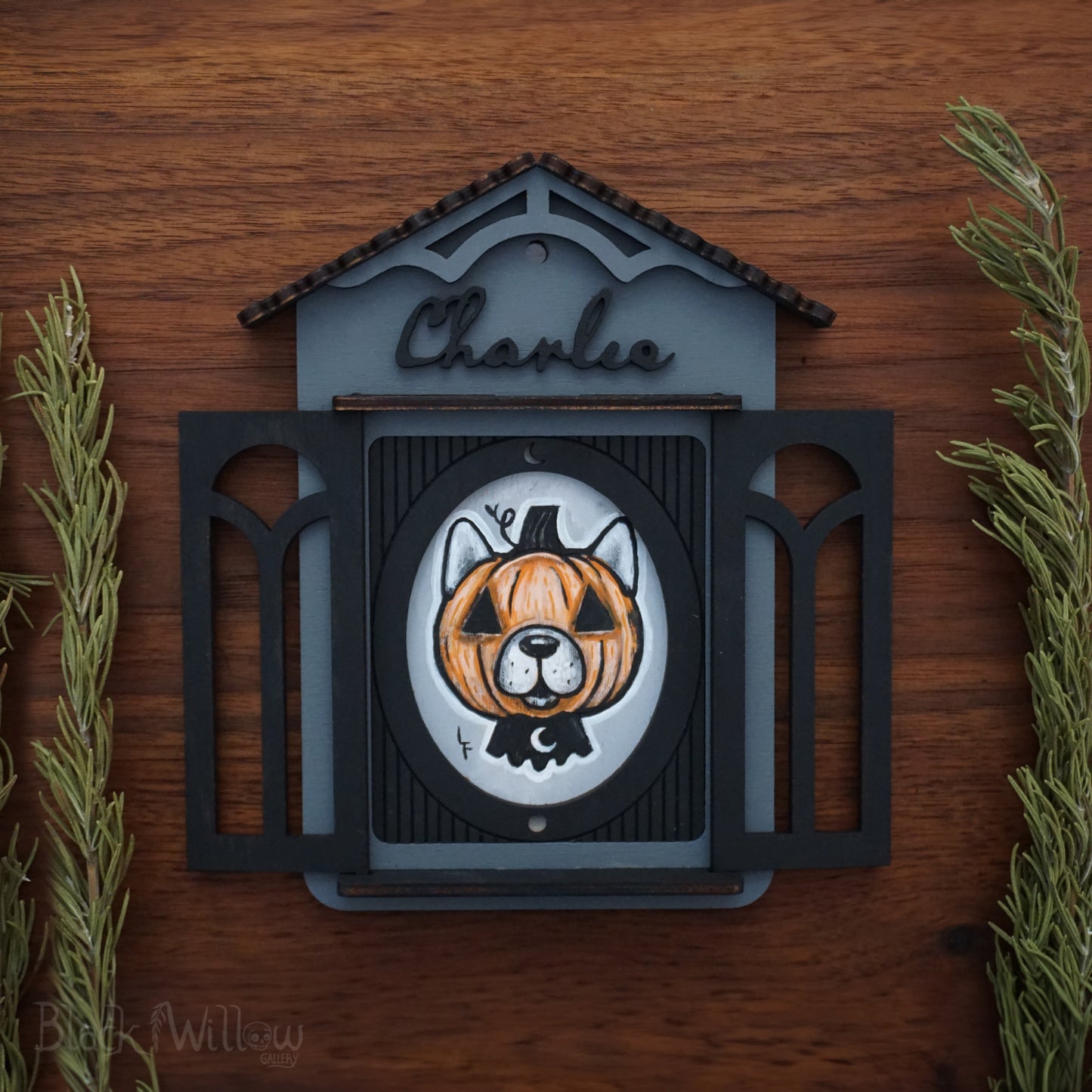 Whimsical Pet Pumpkin House Personalized