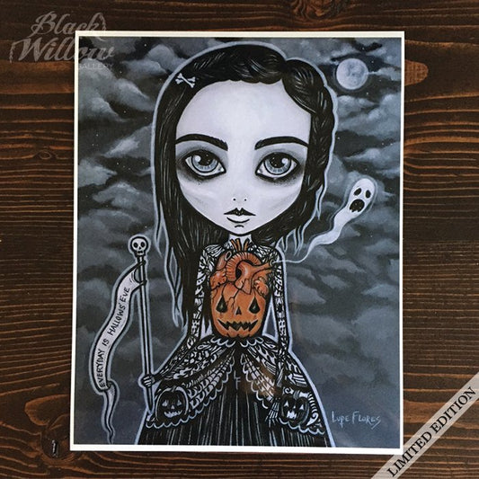 Pumpkin Queen Art Print Limited Edition
