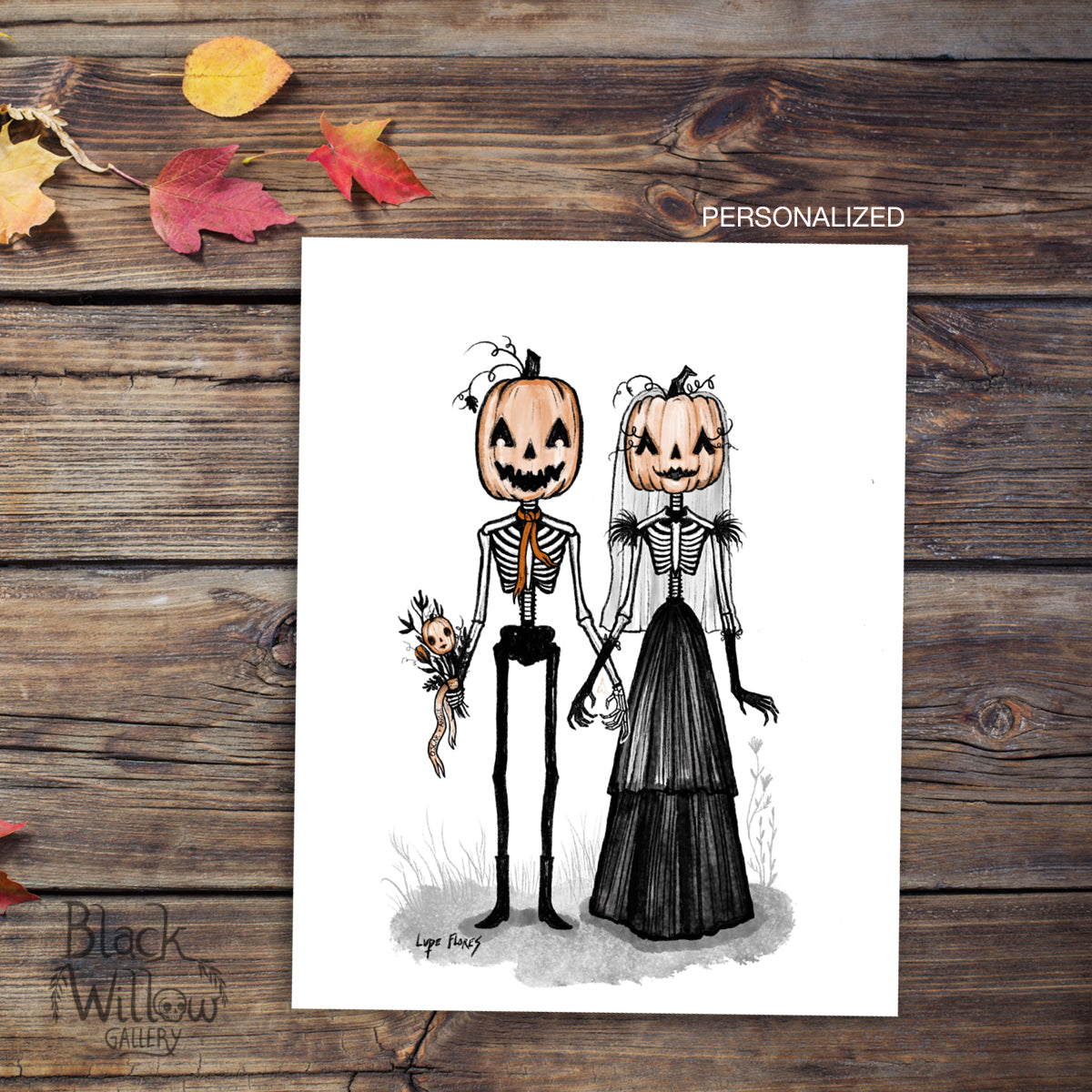 Autumn Love Art Print