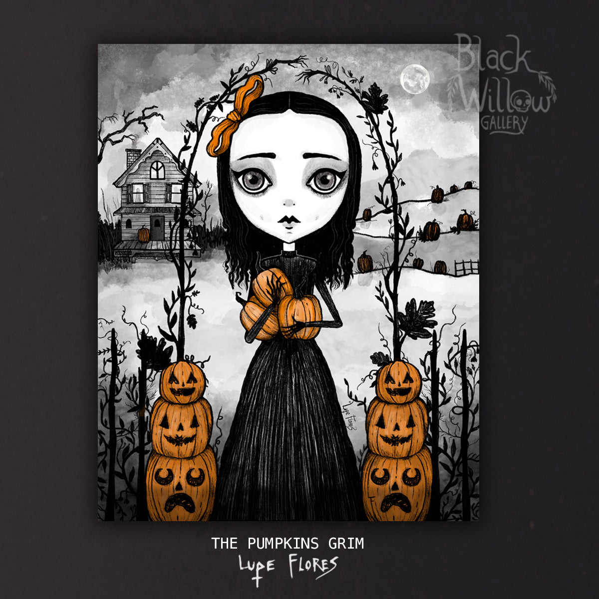 The Pumpkins Grim Art Print