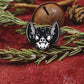 Screaming Bat Wooden Pin