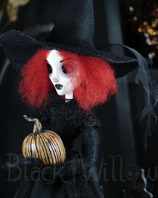 Catalina the Witch Art Doll OOAK