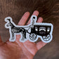 Funeral Carriage Sticker