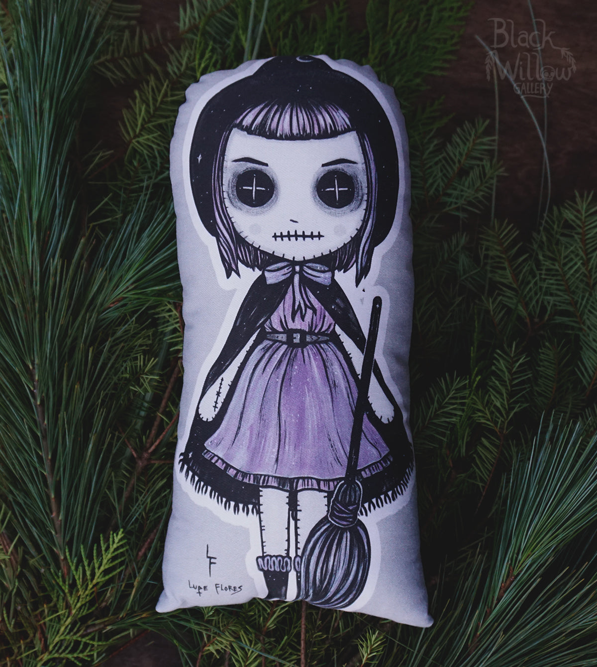 Brujita (Little Witch) Art Pillow